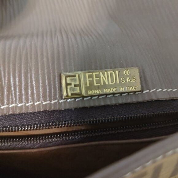 Fendi zucca vintage coated canvas crossbody EUC - Picture 5 of 10